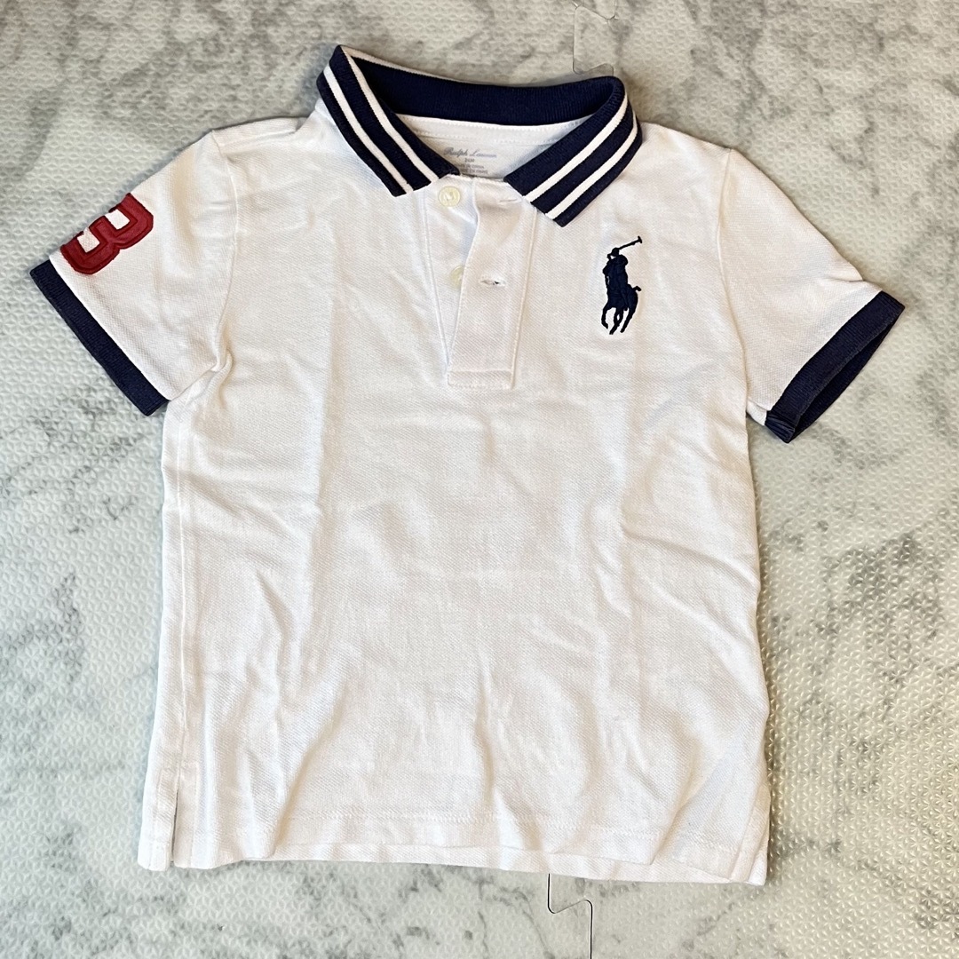 Ralph Lauren(ラルフローレン)のラルフローレン　ポロシャツ　90センチ　2枚セット キッズ/ベビー/マタニティのキッズ服男の子用(90cm~)(Tシャツ/カットソー)の商品写真