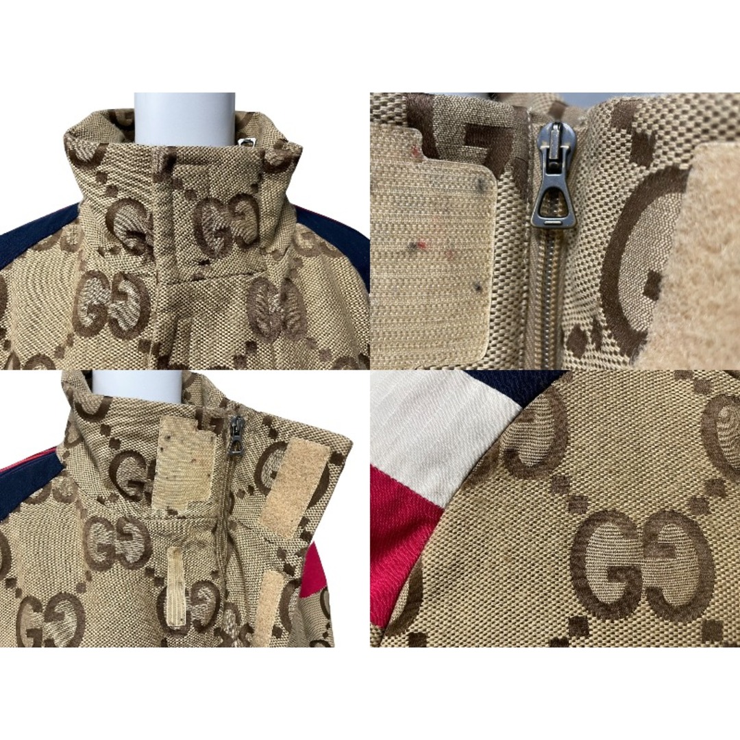 Gucci(グッチ)のGUCCI グッチ ブルゾン 22SS タイガー GG コレクション 683257 ZAIVS ボンバー ジャケット サイズ50 美品 中古 61157 レディースのジャケット/アウター(ブルゾン)の商品写真