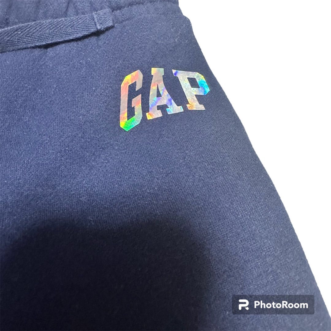 GAP(ギャップ)の【2点セット・美品❤︎】セットアップ　パーカー　ネイビー　オーロラ　キラキラ キッズ/ベビー/マタニティのキッズ服女の子用(90cm~)(ジャケット/上着)の商品写真