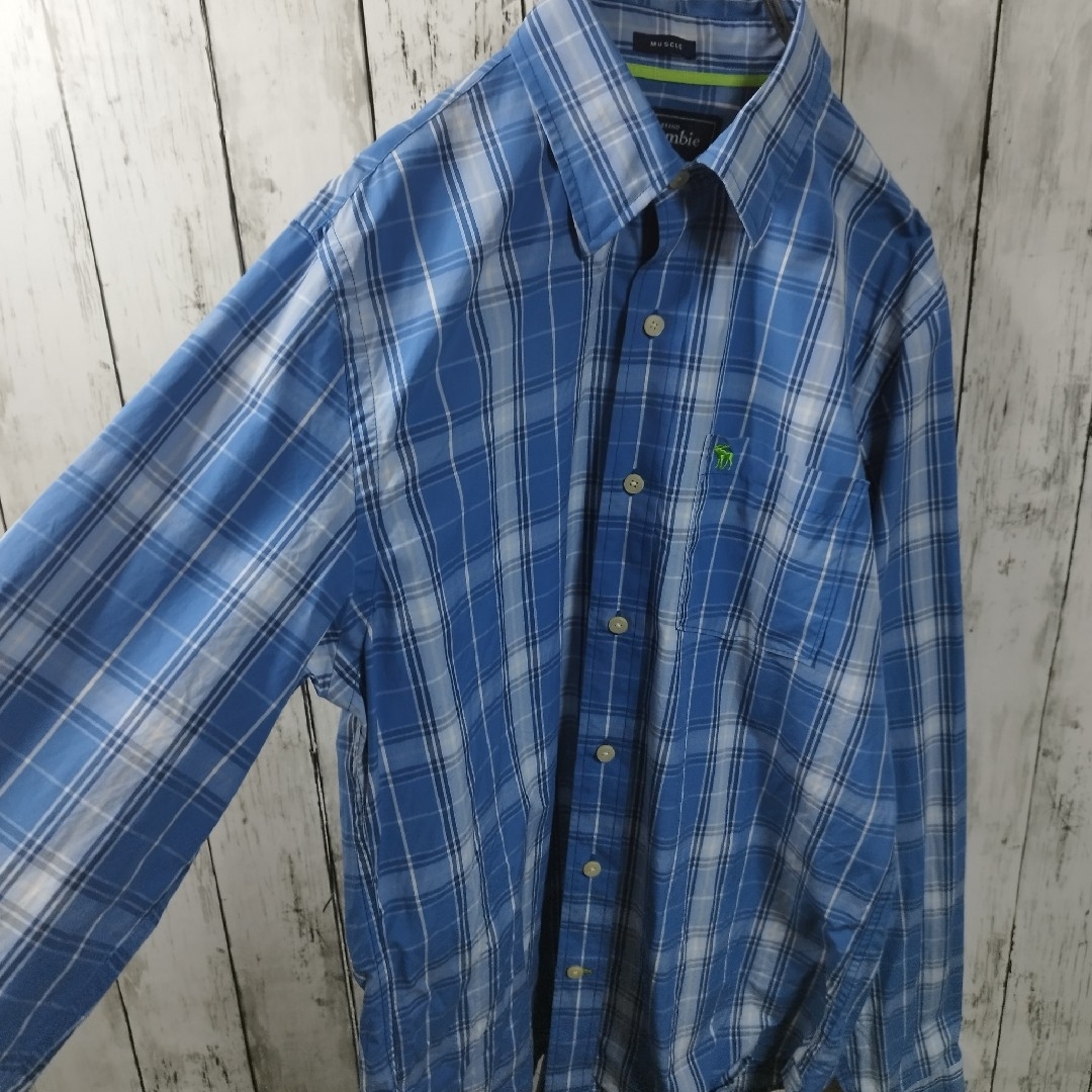 Abercrombie&Fitch(アバクロンビーアンドフィッチ)の【Abercrombie & Fitch】Plaid Shirt　D525 メンズのトップス(シャツ)の商品写真