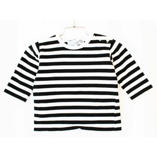 アニエスベー(agnes b.)の[アニエスb/アニエスベー/agnes b. ENFANT]75cm(1ans) 長袖カットソー/長袖Tシャツ/ロンT 白×黒【中古】子供服 キッズ kids ベビー服 baby 男の子 女の子 春秋 tops 103042(Ｔシャツ)