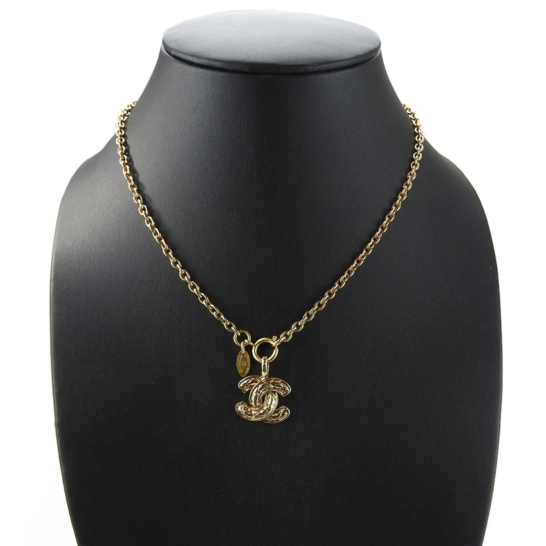 CHANEL - 【中古】 シャネル ネックレス ココマーク メタル CHANEL - 【中古】 シャネル ネックレス ココマーク メタル