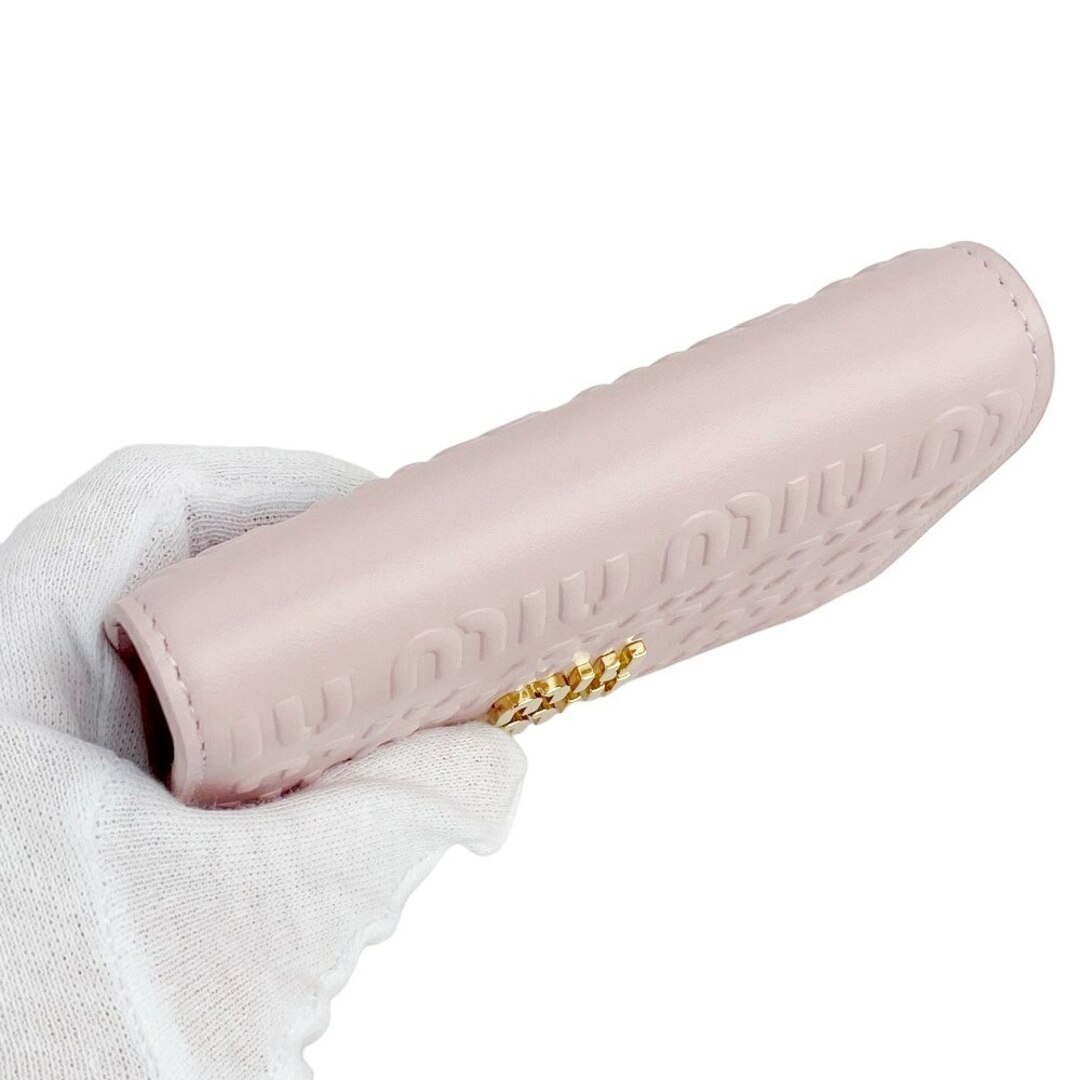 MIU MIU - ▽値下げ▽ □未使用□ ミュウミュウ エンボス ロゴ MIU MIU - ▽値下げ▽ □未使用□ ミュウミュウ エンボス ロゴ