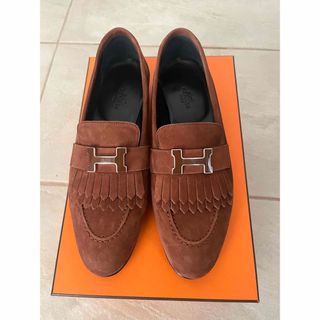 エルメス(Hermes)のエルメス　モカシン　ロワイヤル　37.5 HERMES(ローファー/革靴)