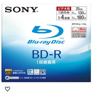 SONY ブルーレイディスク 録画用 BD-R (その他)