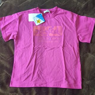 X-girl Stages - x-girl stages☆ロゴ　半袖Tシャツ　120　 ピンク系