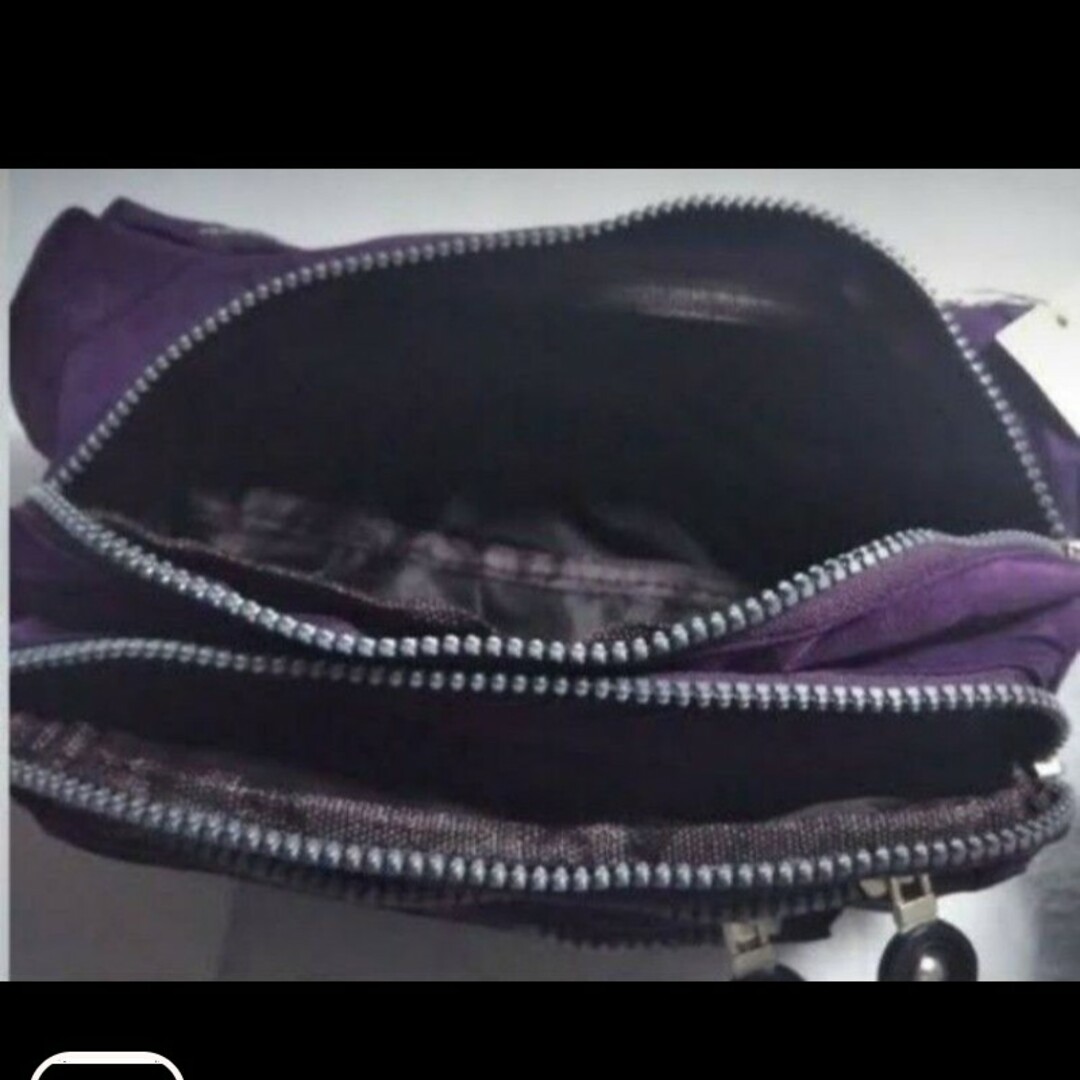 【送料無料】1000円ポッキリ価格 パープル2wayショルダーバッグウエスバ メンズのバッグ(ウエストポーチ)の商品写真