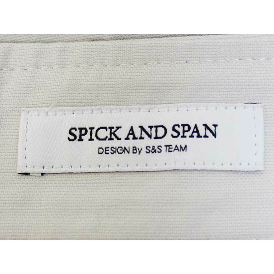 Spick & Span(スピックアンドスパン)の☆Spick & Span/スピックアンドスパン☆サイドボタンラップスカート/バックジップ/無地/ミモレ丈 アイボリー レディース 38【中古】春夏 703032 レディースのスカート(その他)の商品写真