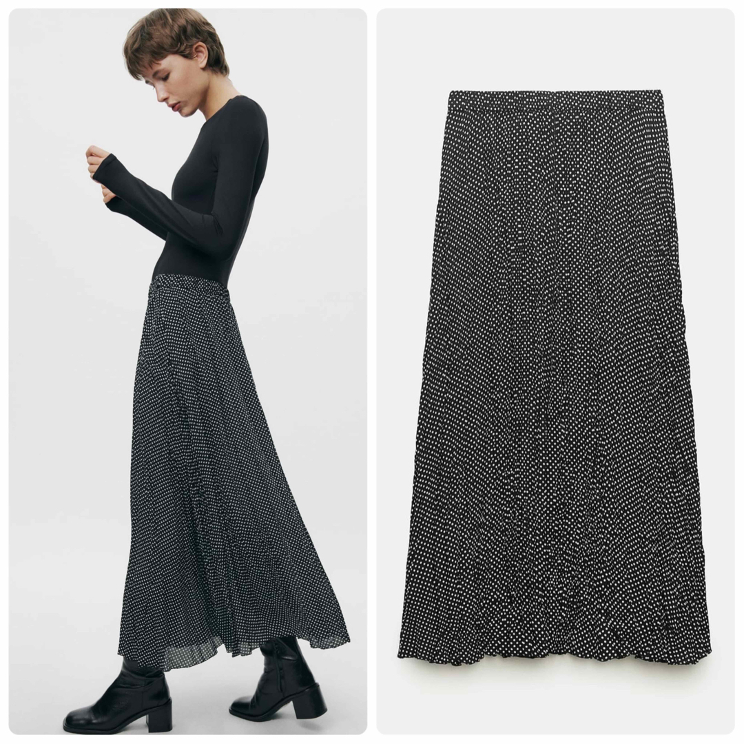 ZARA ZW COLLECTION ドットプリントミディスカート | フリマアプリ ラクマ ZARA ZW COLLECTION ドットプリントミディスカート | フリマアプリ ラクマ