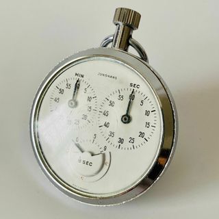 【高級懐中時計】ユンハンス JUNGHANS ストップウォッチ 美品 55mm(腕時計(アナログ))