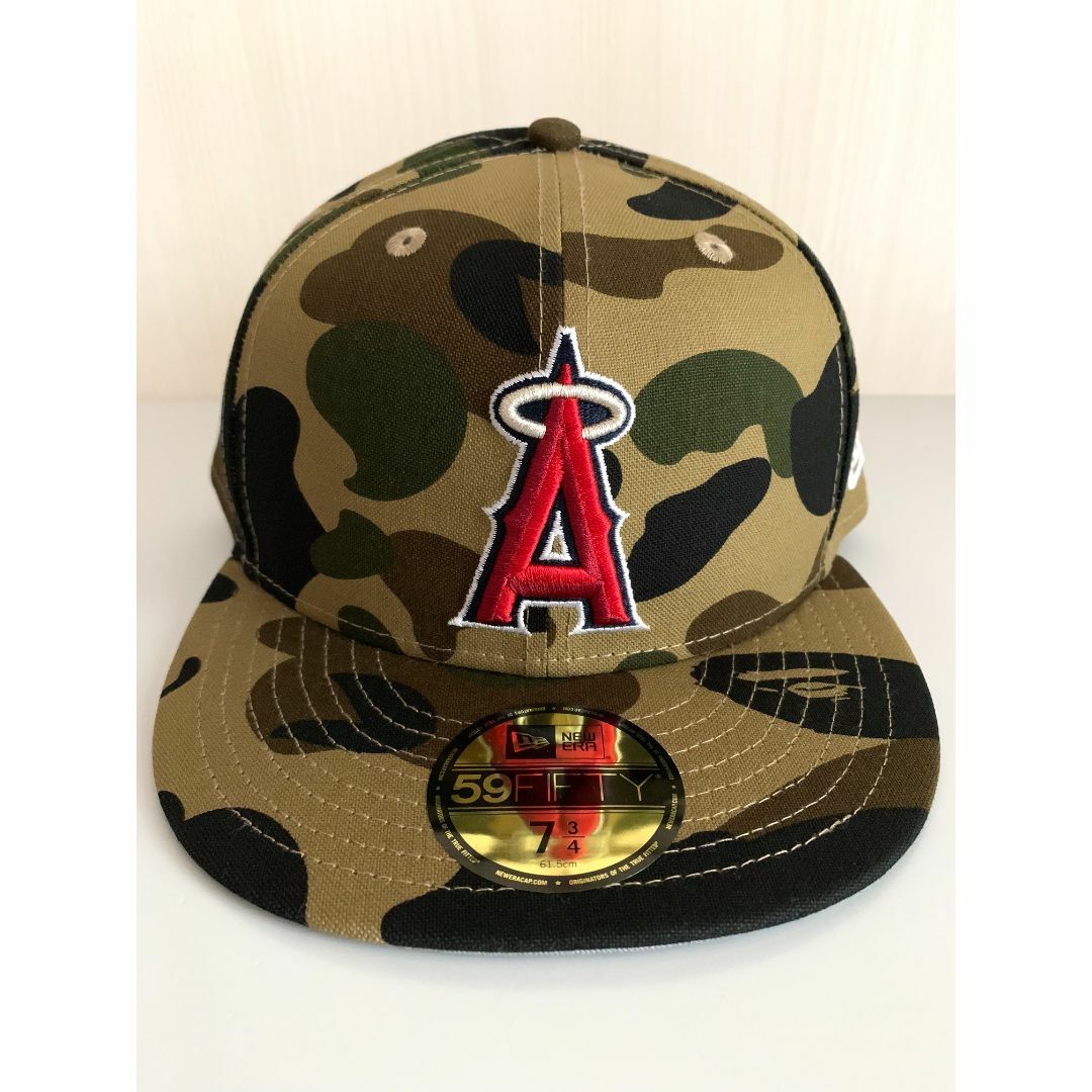 A BATHING APE(アベイシングエイプ)のBAPE x MLB x NEW ERA ANGELS 59FIFTIY CAP メンズの帽子(キャップ)の商品写真