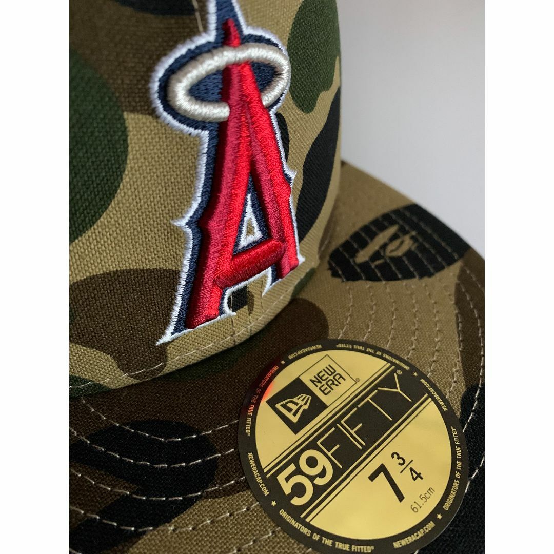 A BATHING APE(アベイシングエイプ)のBAPE x MLB x NEW ERA ANGELS 59FIFTIY CAP メンズの帽子(キャップ)の商品写真