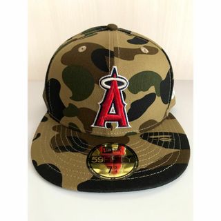 アベイシングエイプ(A BATHING APE)のBAPE x MLB x NEW ERA ANGELS 59FIFTIY CAP(キャップ)