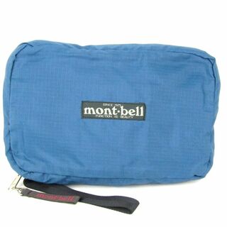mont bell - モンベル トラベルポーチ アウトドア S字フック付 マルチケース 鞄 メンズ ネイビー mont-bell