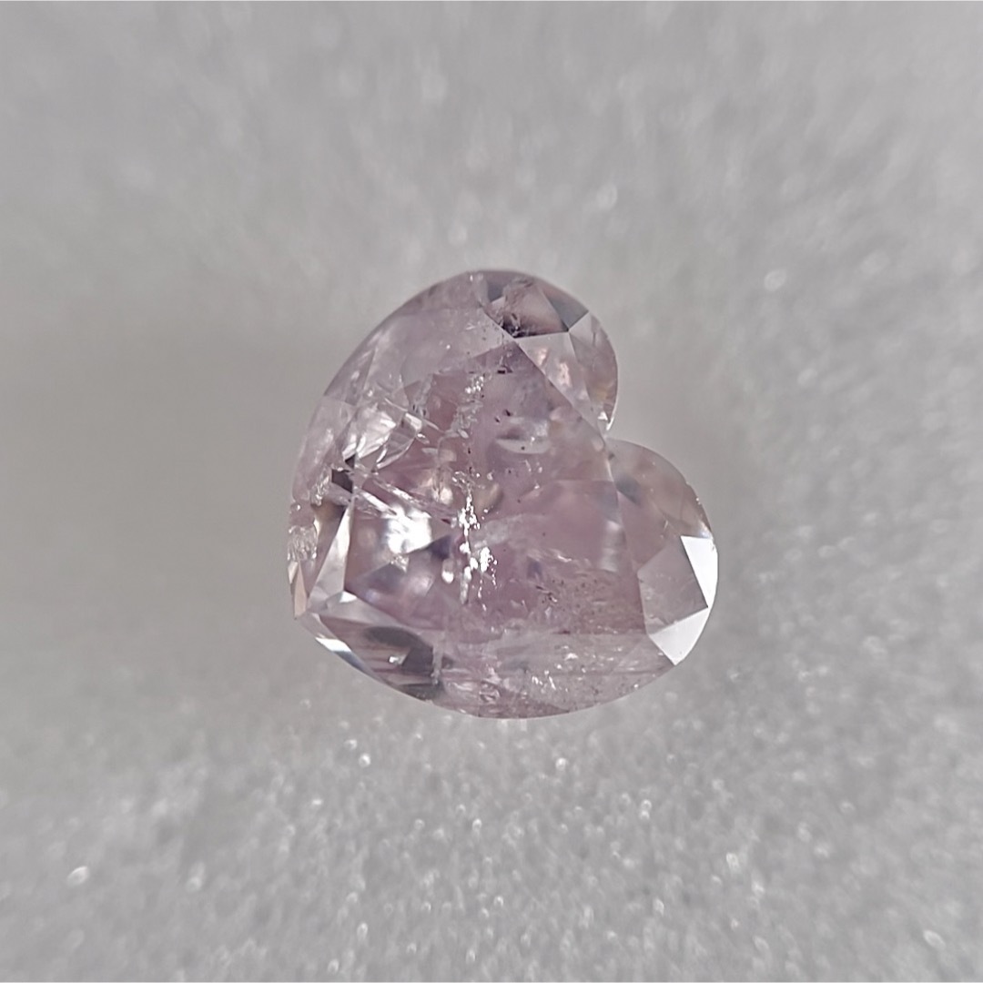 1.039ct ピンクダイヤFANCY LIGHT PURPLISH PINK レディースのアクセサリー(その他)の商品写真