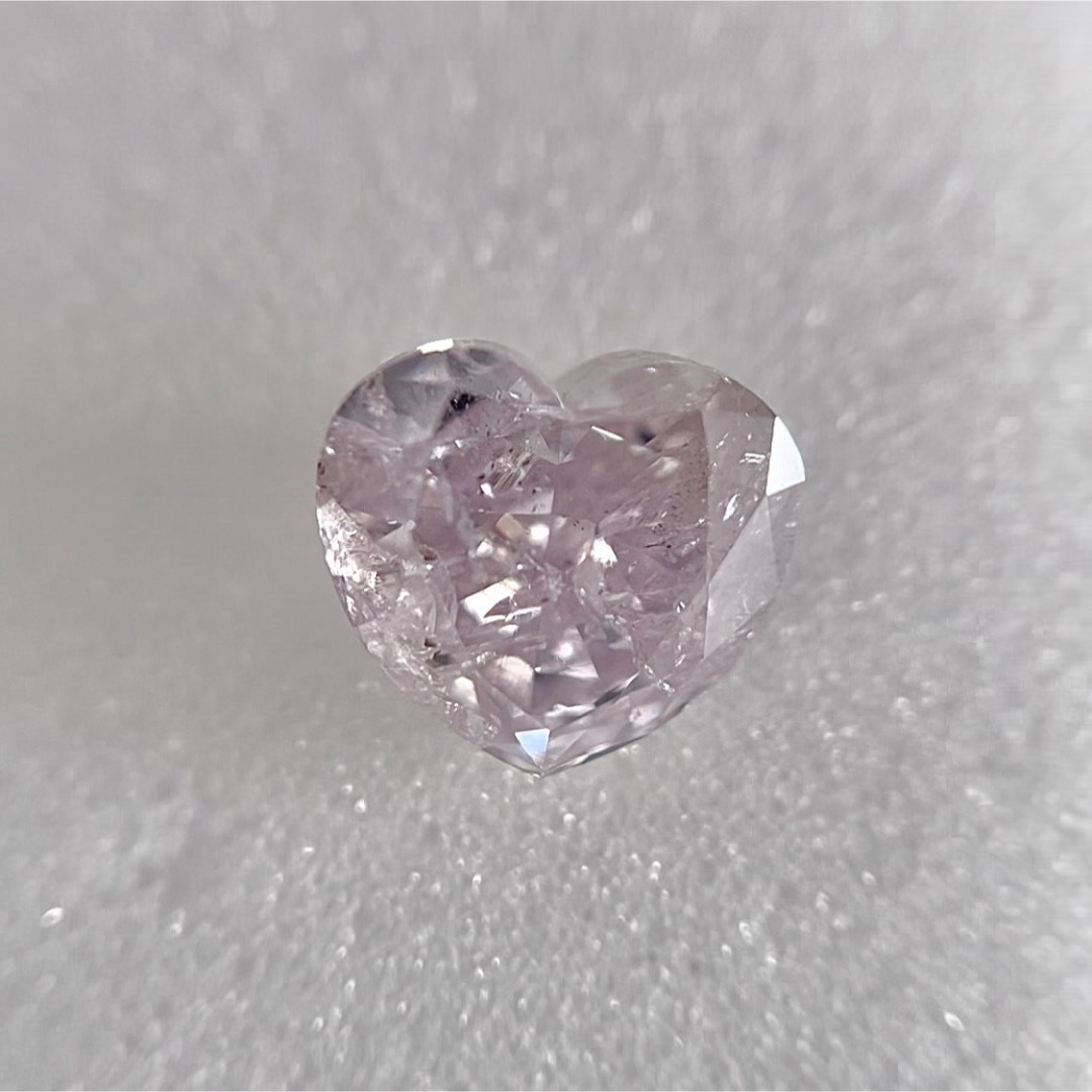 1.039ct ピンクダイヤFANCY LIGHT PURPLISH PINK レディースのアクセサリー(その他)の商品写真