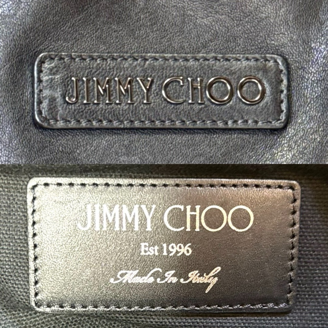 JIMMY CHOO(ジミーチュウ)の【美品】JIMMY CHOO BALFOUR BLACK レザー トートバッグ メンズのバッグ(トートバッグ)の商品写真