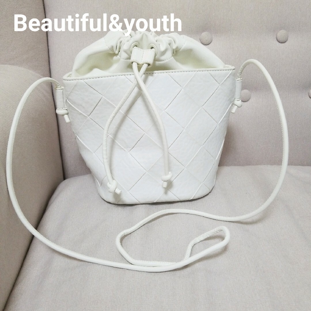 BEAUTY&YOUTH UNITED ARROWS(ビューティアンドユースユナイテッドアローズ)の【本日削除最終値下Beauty&Youthメッシュボトルドロストショルダーバッグ レディースのバッグ(ショルダーバッグ)の商品写真