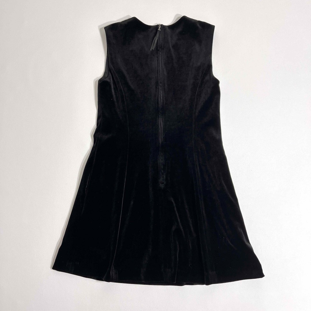 FOXEY NEW YORK(フォクシーニューヨーク)の美品　VELOUR NOIR FOXEY フォクシー　ベロアドレス　ワンピース レディースのワンピース(ひざ丈ワンピース)の商品写真