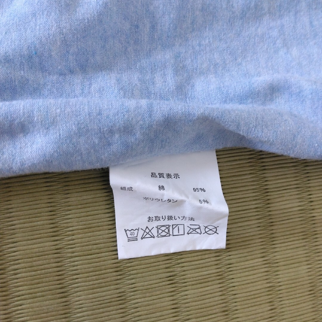 枕カバー　筒型　水色　青色 インテリア/住まい/日用品の寝具(シーツ/カバー)の商品写真