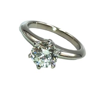 ティファニー(Tiffany & Co.)の　ティファニー TIFFANY＆CO ソリティア ダイヤリング Pt950 D:1.06ct Pt950プラチナ ダイヤモンド ジュエリー(リング(指輪))