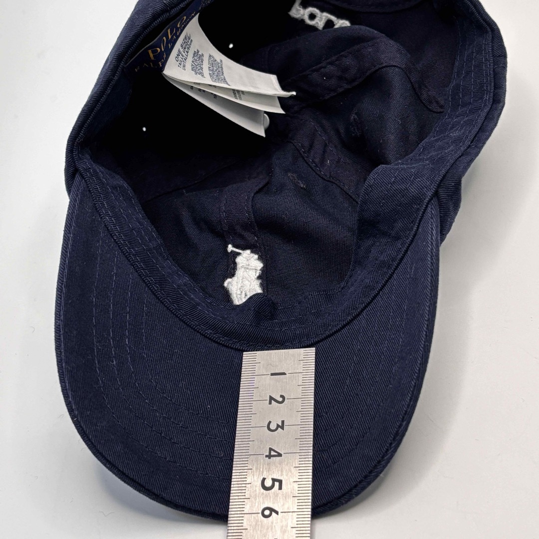 POLO RALPH LAUREN(ポロラルフローレン)のポロラルフローレン ネイビー　紺色　キャップ　帽子 キッズ　子供　52cm キッズ/ベビー/マタニティのこども用ファッション小物(帽子)の商品写真