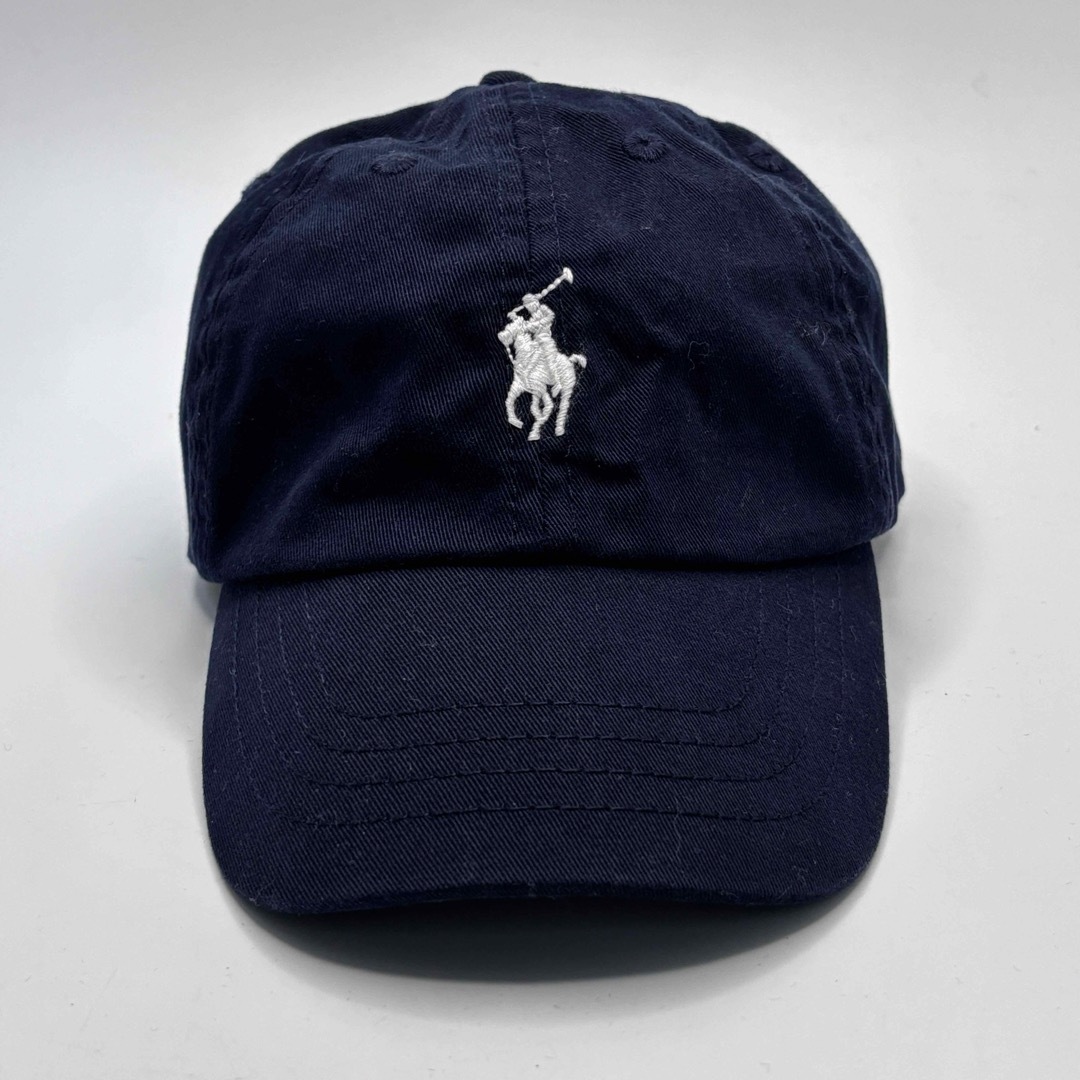 POLO RALPH LAUREN(ポロラルフローレン)のポロラルフローレン ネイビー　紺色　キャップ　帽子 キッズ　子供　52cm キッズ/ベビー/マタニティのこども用ファッション小物(帽子)の商品写真