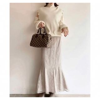 スナイデル(SNIDEL)の【美品】スナイデル／ロングスカート／SNIDEL／レース(ロングスカート)