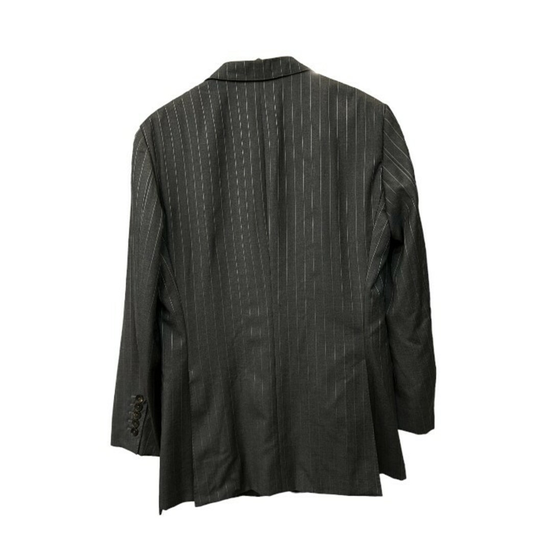 Gucci(グッチ)のGUCCI グッチ スーツ ストライプ シングル ジャケット メンズ 48 グレー 二つボタン ウール フォーマル 中古 W４ メンズのジャケット/アウター(その他)の商品写真