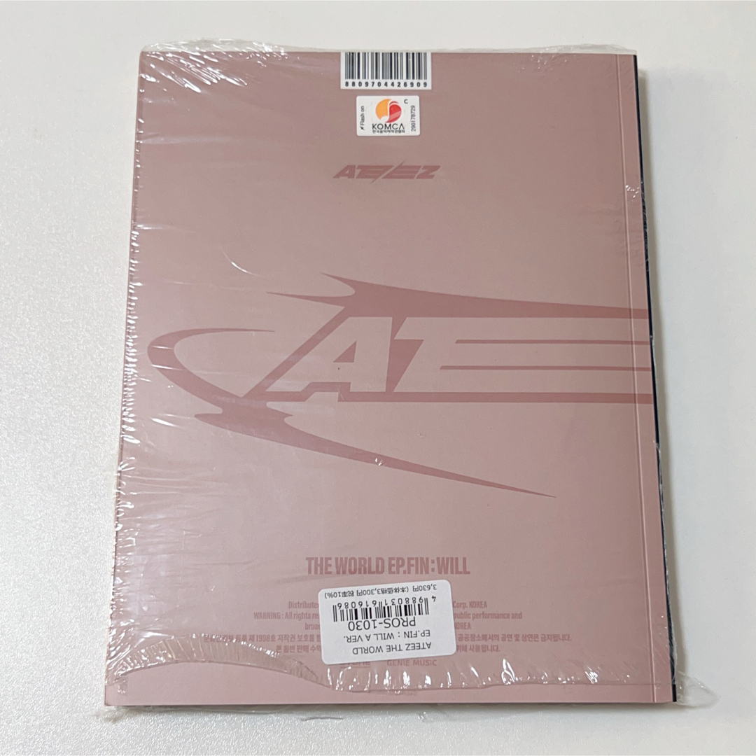 ATEEZ アチズ  Aver THE WORLD EP.FIN: WILL エンタメ/ホビーのCD(K-POP/アジア)の商品写真