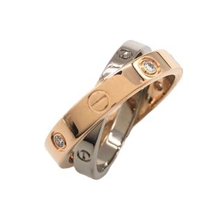 カルティエ(Cartier)の　カルティエ Cartier ビーラブ 6Pダイヤリング K18ゴールド K18PG/WG/ダイヤモンド ダイヤモンド ジュエリー(リング(指輪))