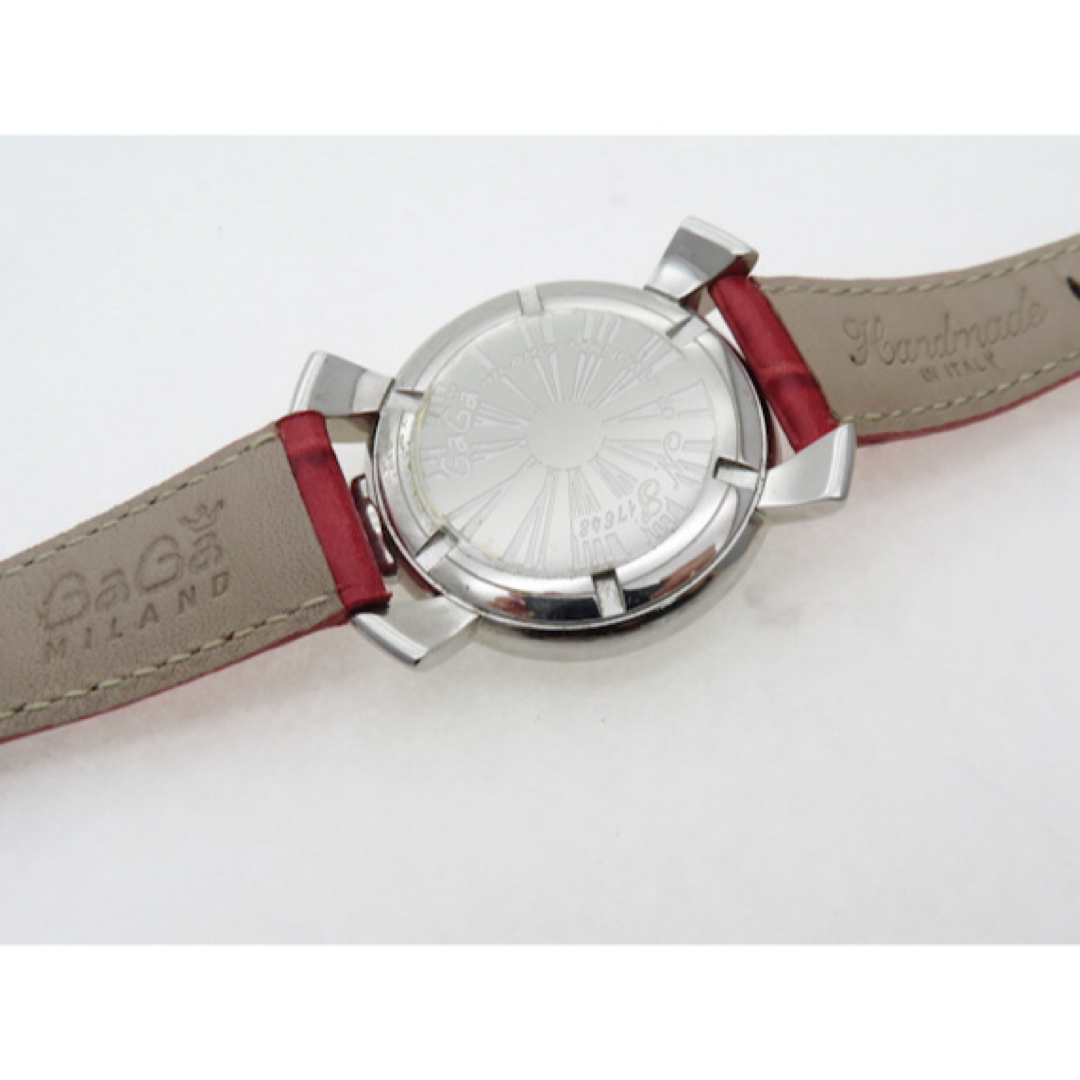 GaGa MILANO(ガガミラノ)のGAGA MILANO ガガミラノ　マヌアーレ　40ミリ　腕時計　ブラック文字盤 レディースのファッション小物(腕時計)の商品写真