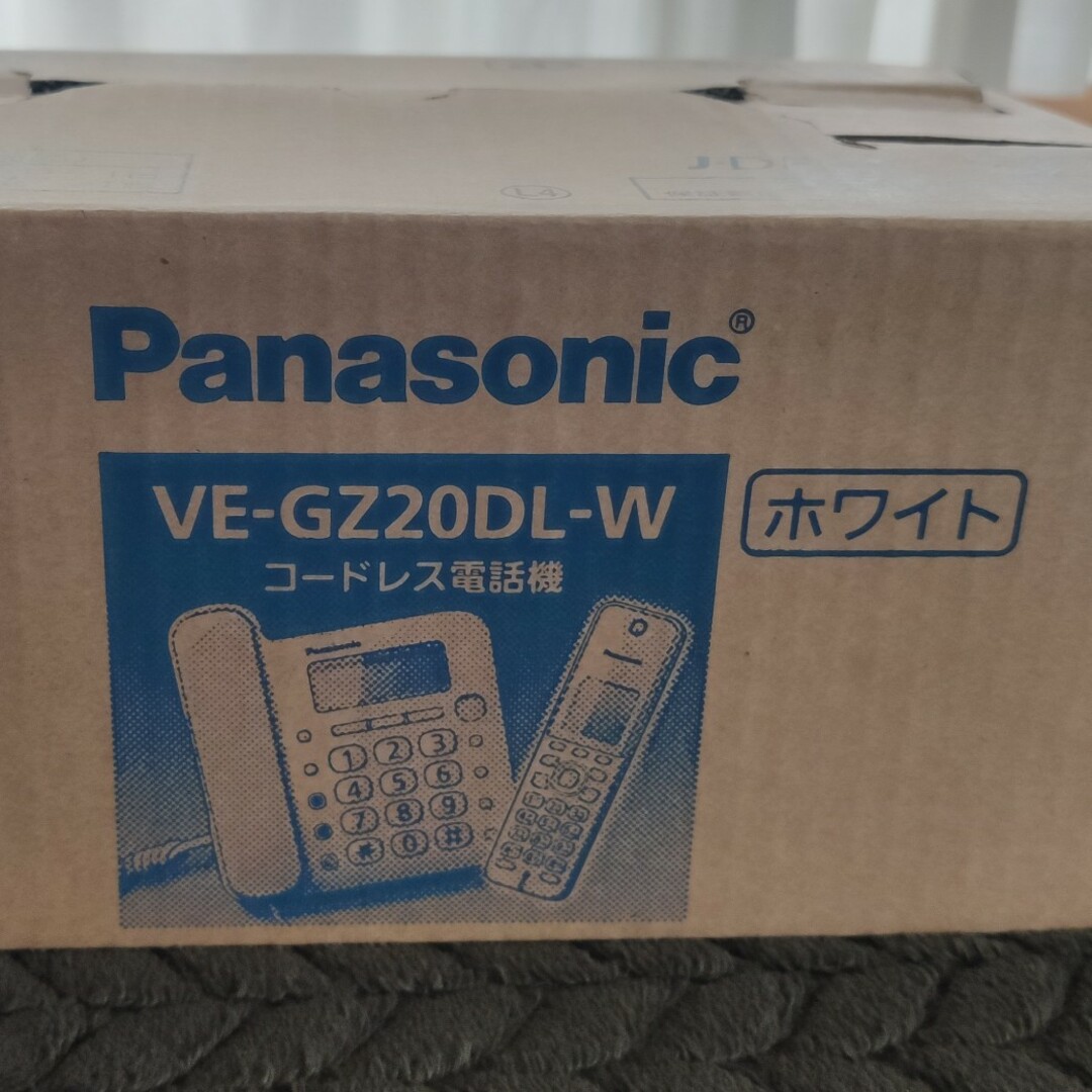 Panasonic(パナソニック)のPanasonic コードレス電話機 RU・RU・RU VE-GZ20DL-W スマホ/家電/カメラのスマホ/家電/カメラ その他(その他)の商品写真