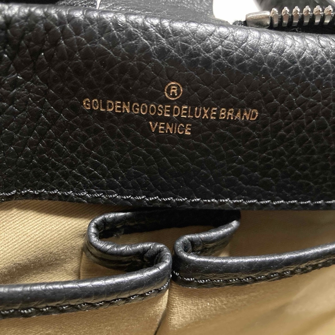 GOLDEN GOOSE(ゴールデングース)の美品 GOLDEN GOOSE EQUIPAGE バッグ 黒  男女兼用 レディースのバッグ(ボストンバッグ)の商品写真