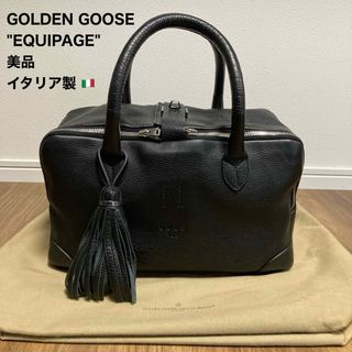 美品 GOLDEN GOOSE EQUIPAGE バッグ 黒  男女兼用