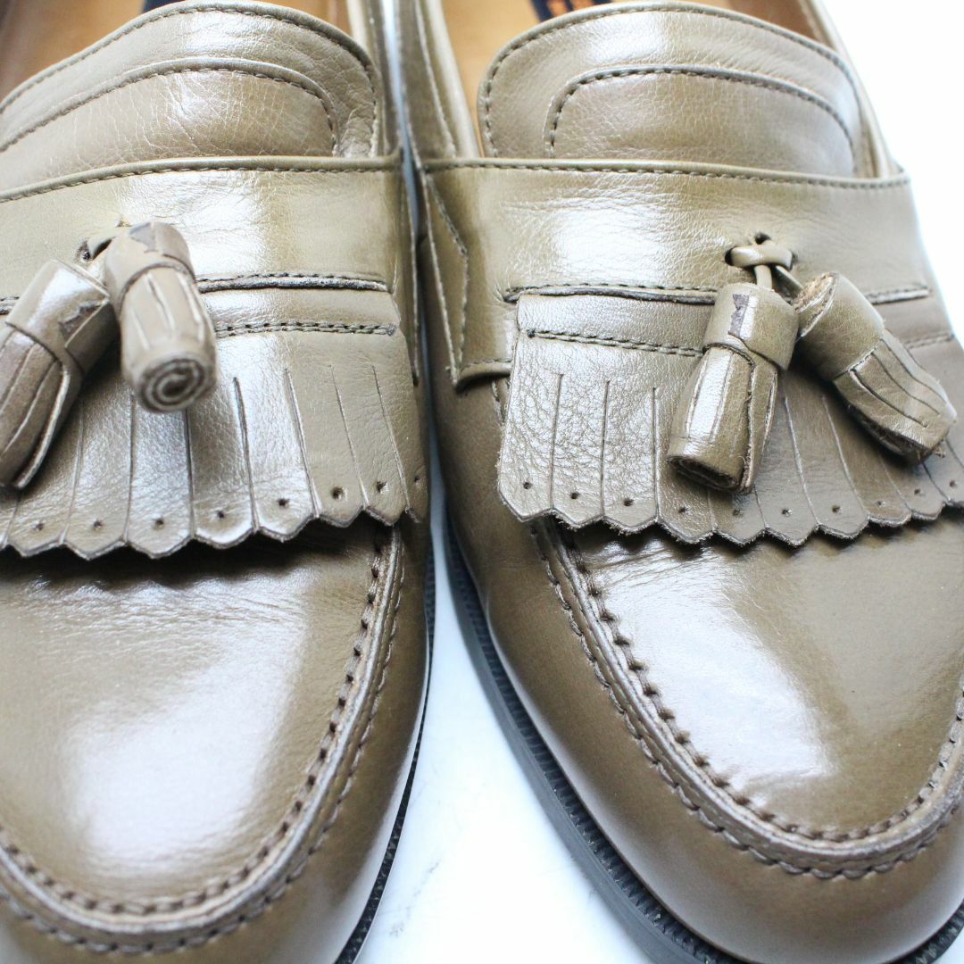 CHRISTIAN AUJARD 本革フリンジビジネスシューズ7（3E） C38 メンズの靴/シューズ(ドレス/ビジネス)の商品写真
