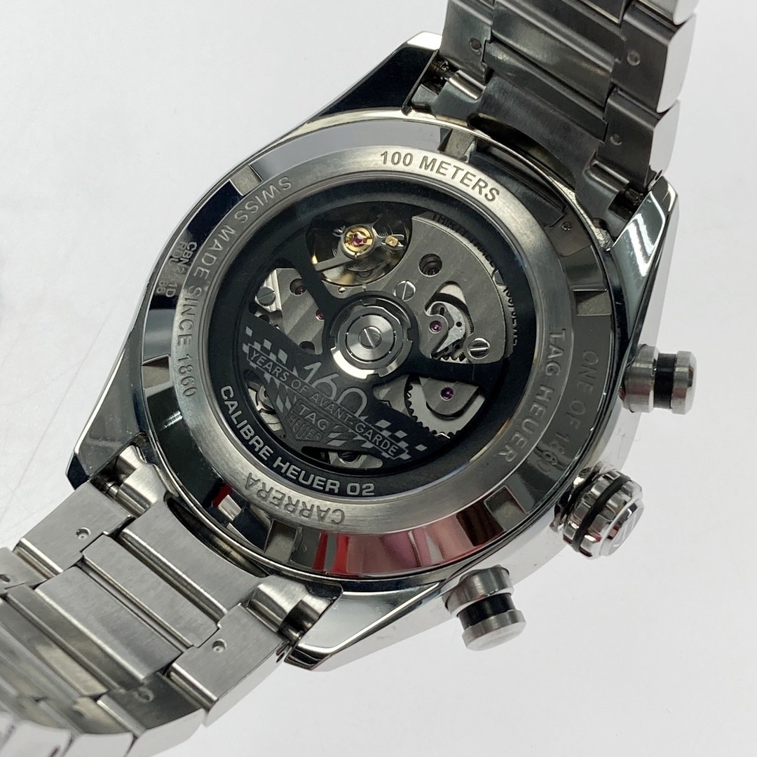 TAG Heuer(タグホイヤー)の☆☆TAG HEUER タグホイヤー カレラ クロノグラフ 160周年 限定 CBN2A1D.BA0643 自動巻き メンズ 腕時計 箱・ギャランティ有 メンズの時計(腕時計(アナログ))の商品写真