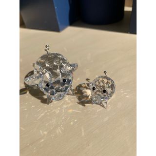 スワロフスキー(SWAROVSKI)のスワロフスキー ブタセット(置物)