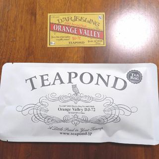 TEAPOND 紅茶　ダージリン　オレンジバレー茶園(茶)