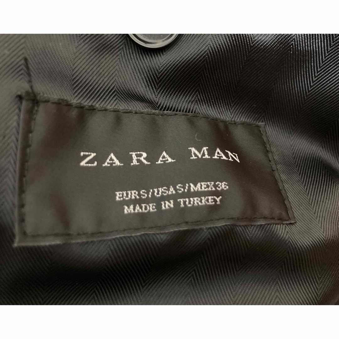 ZARA - ZARA！ノーカラージャケット・黒 サイズ36 S〜Mぐらいの