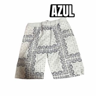 AZUL by moussy - ★最終SALE★AZUL メンズ ハーフパンツ Sサイズ ペイズリー柄