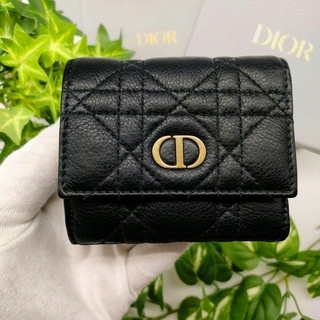 クリスチャンディオール(Christian Dior)のディオール　三つ折り財布　カナージュ　カロ(財布)