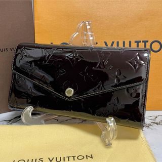 ルイヴィトン(LOUIS VUITTON)のルイヴィトン　ヴェルニ　ポルトフォイユ　サラ　アマラント　新型(財布)