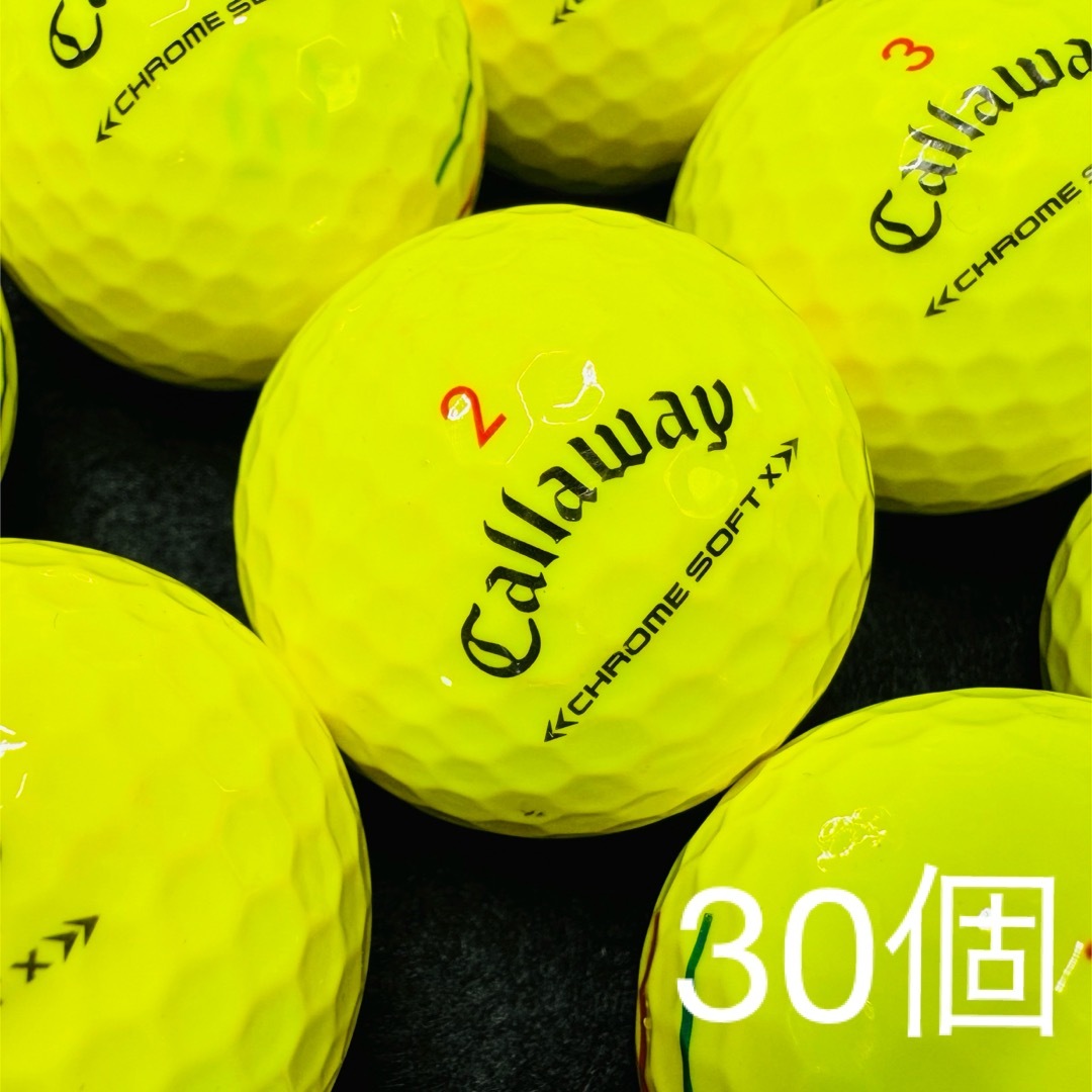 Callaway(キャロウェイ)のキャロウェイCHROME SOFT X トリプルトラック2022年モデル30個 スポーツ/アウトドアのゴルフ(その他)の商品写真