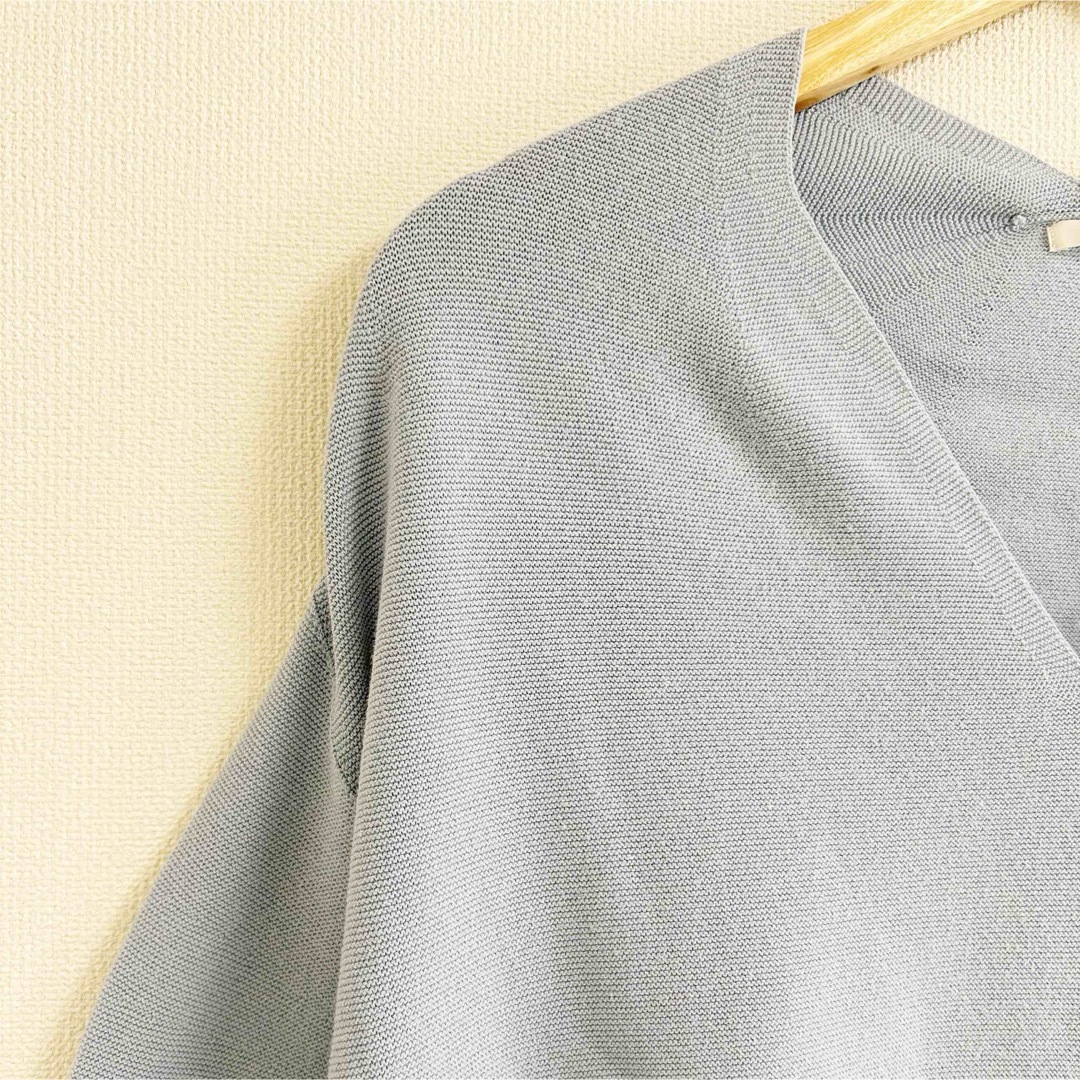 IENA(イエナ)のh399_IENA コットンストレッチ コクーンVネック袖付きプルオーバー レディースのトップス(ニット/セーター)の商品写真