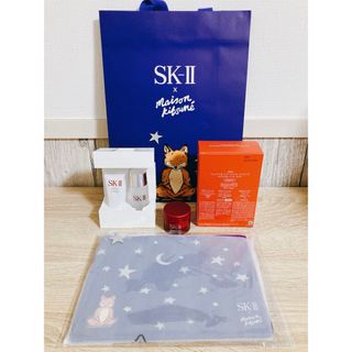 SK-II - sk-Ⅱ メゾンキツネコラボ ポーチ フェイシャルトリトメントエッセンス