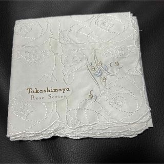 タカシマヤ(髙島屋)のTakashimaya Rose Series ハンカチ　ローズ　M(ハンカチ)