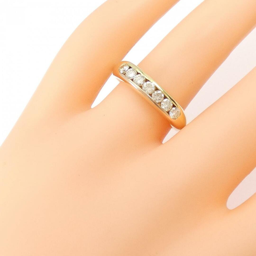 K18YG/K18PG ダイヤモンド リング 0.51CT レディースのアクセサリー(リング(指輪))の商品写真