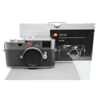 ライカ(LEICA)の美品 CCD交換対策済み ライカ M9ボディ スチールグレー(デジタル一眼)