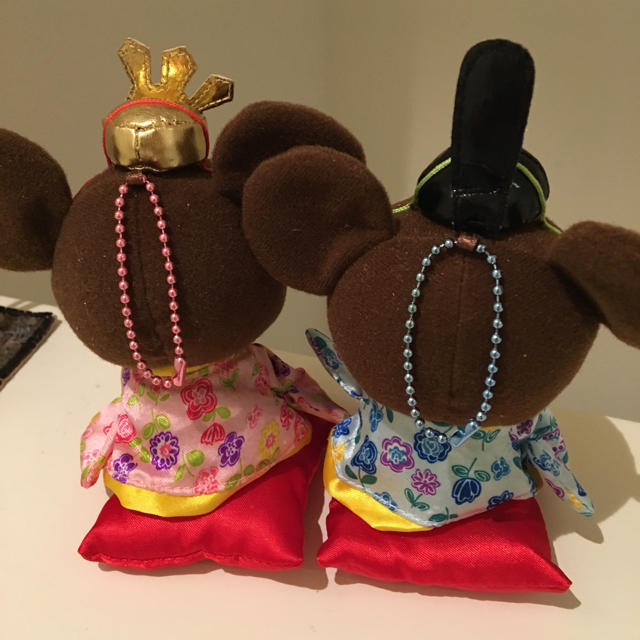 Disney(ディズニー)の送料込♡お雛様ミッキー&ミニー エンタメ/ホビーのおもちゃ/ぬいぐるみ(キャラクターグッズ)の商品写真